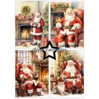 Paper Favourites Santa A5 Paper Pack (PFA108)